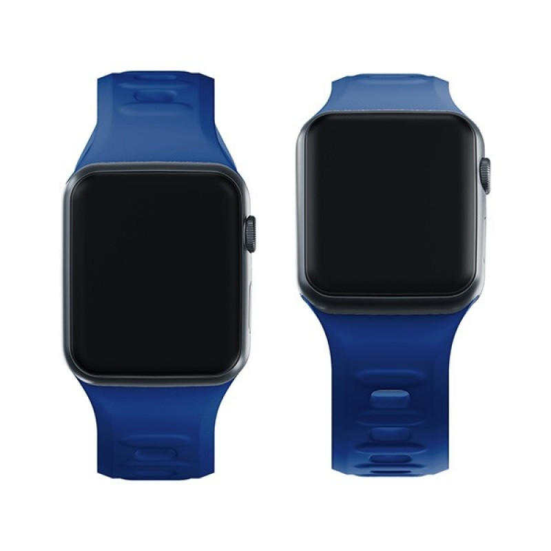 Cinturino in silicone 3mk per Apple Watch 38/40/41 mm, blu