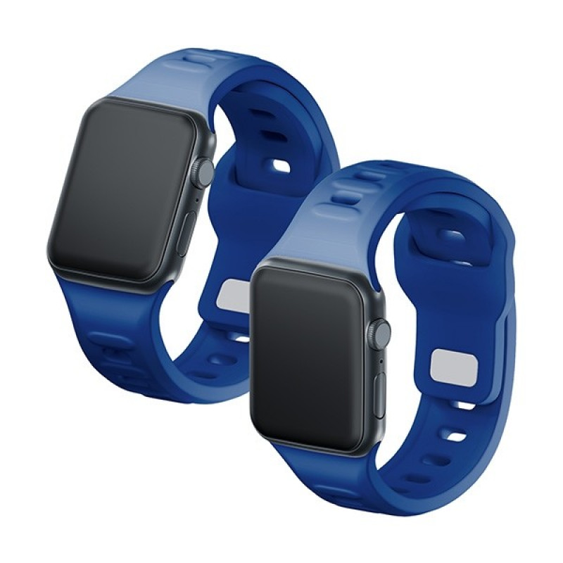 Cinturino in silicone 3mk per Apple Watch 38/40/41 mm, blu