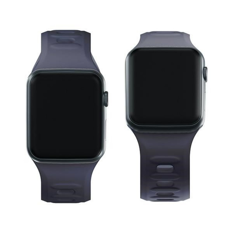 Cinturino in silicone 3mk per Apple Watch 38/40/41 mm, grigio