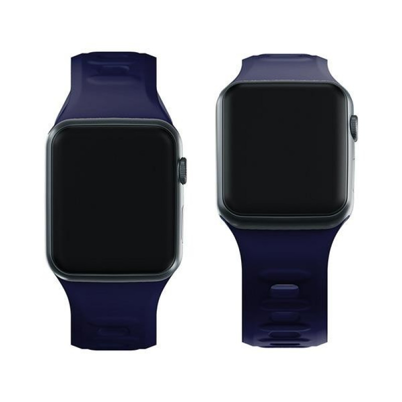Cinturino in silicone 3mk per Apple Watch 38/40/41 mm, blu oceano