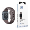 Cinturino in silicone 3mk per Apple Watch 38/40/41 mm, tortora