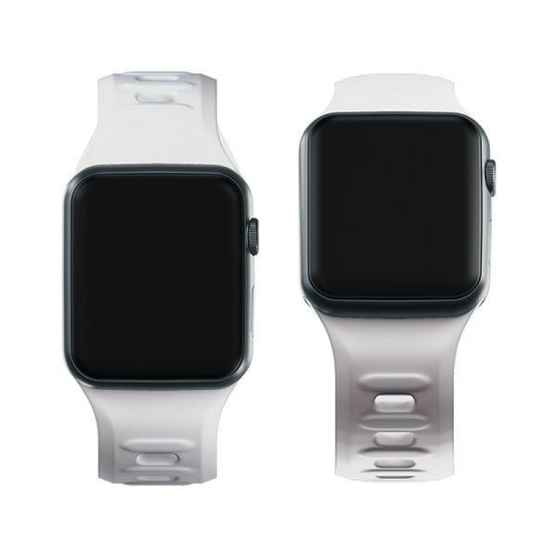 Cinturino in silicone 3mk per Apple Watch 38/40/41 mm, bianco
