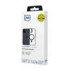 3MK Satin Armor MagCase con MagSafe per Apple iPhone 15, trasparente con cornice nera