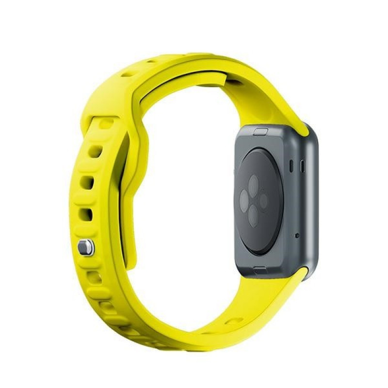 Cinturino in silicone 3mk per Apple Watch 38/40/41 mm, giallo