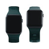Cinturino in silicone 3mk per Apple Watch 42/44/45/49 mm, verde sempreverde