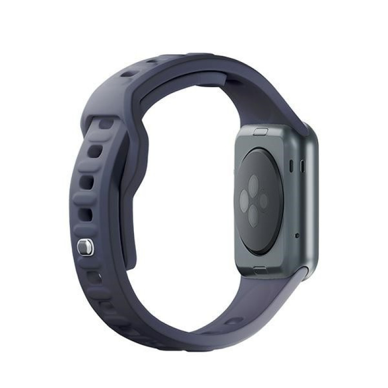 Cinturino in silicone 3mk per Apple Watch 42/44/45/49 mm, grigio