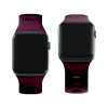 Cinturino in silicone 3mk per Apple Watch 42/44/45/49 mm, gelso / bordeaux