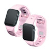 Cinturino in silicone 3mk per Apple Watch 42/44/45/49 mm, rosa cipria