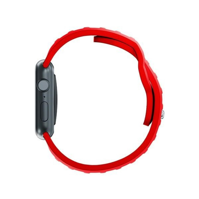 Cinturino in silicone 3mk per Apple Watch 42/44/45/49 mm, rosso