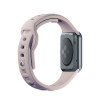 Cinturino in silicone 3mk per Apple Watch 42/44/45/49 mm, rosa-beige / latte