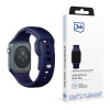 Cinturino in silicone 3mk per Apple Watch 42/44/45/49 mm, blu oceano