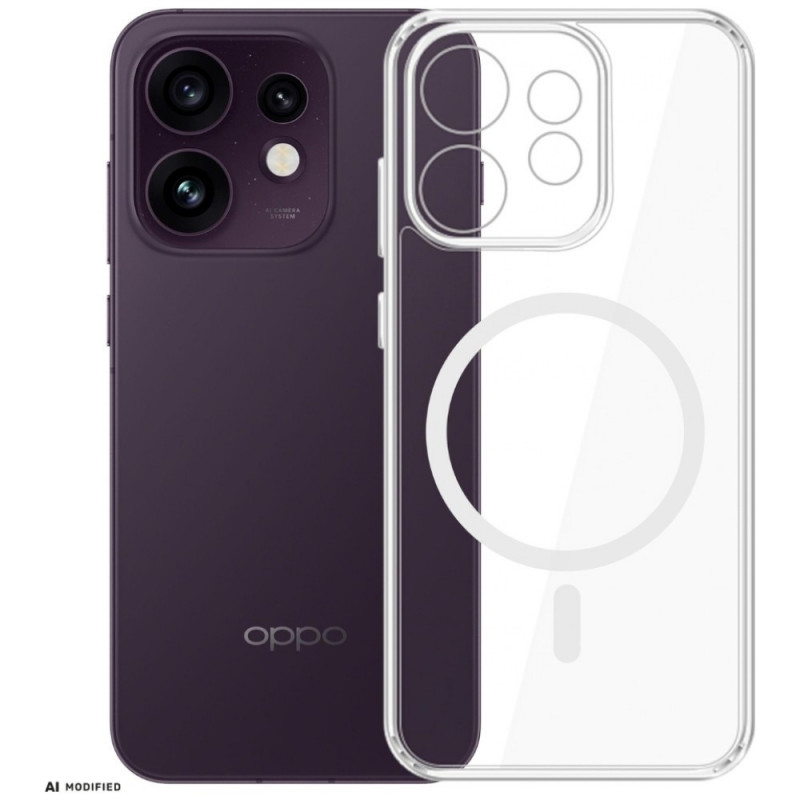 Custodia 3MK Armor MagCase per Oppo Reno 16 F / Reno 16 FS (CPH2859), trasparente