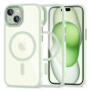 Custodia Tech-Protect MagMat MagSafe per Apple iPhone 15, verde/trasparente