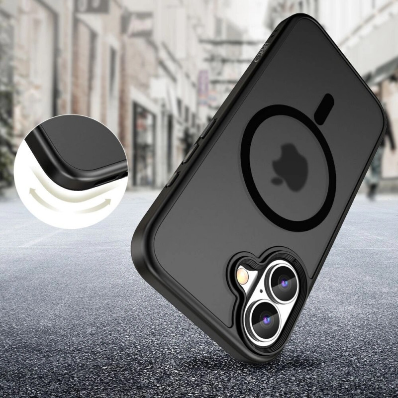 Custodia Tech-Protect MagMat MagSafe per Apple iPhone 16, nero opaco