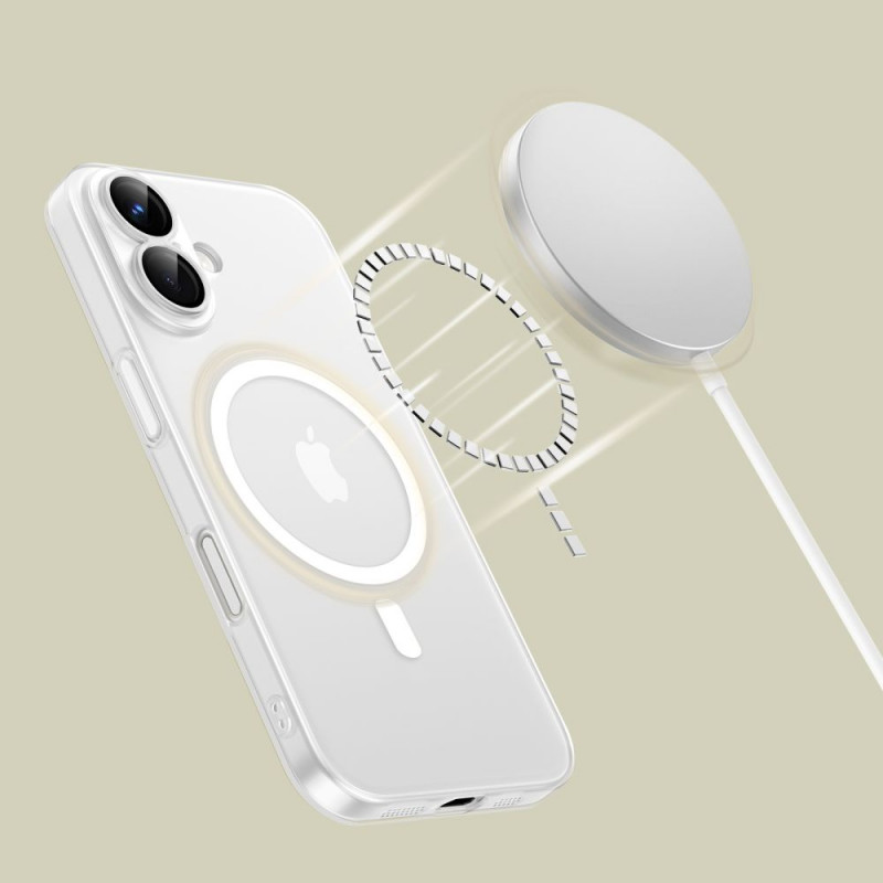 Custodia Tech-Protect MagSlim MagSafe per Apple iPhone 16, opaco/bianco