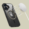 Custodia Tech-Protect MagMat MagSafe per Apple iPhone 16, nera/trasparente