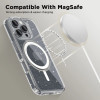 Custodia Tech-Protect Flexair Hybrid MagSafe per Apple iPhone 16 Pro, glitter