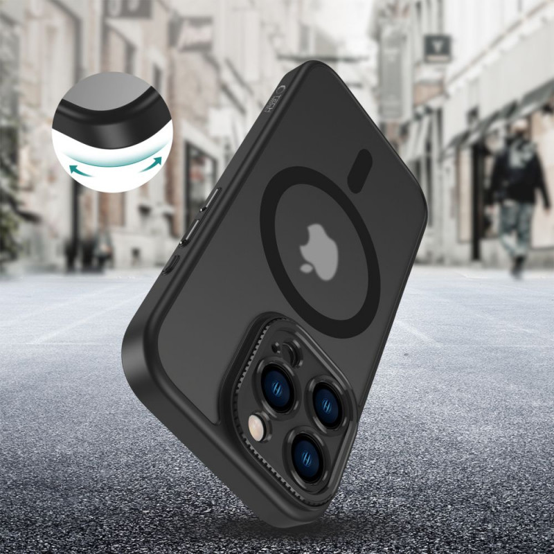 Custodia MagSafe Tech-Protect MagCam per Apple iPhone 16 Pro, nero opaco