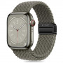 Cinturino Tech-Protect Nylonmag per Apple Watch 4/5/6/7/8/9/SE/Ultra 1/2, 42/44/45/49 mm, grigio oliva