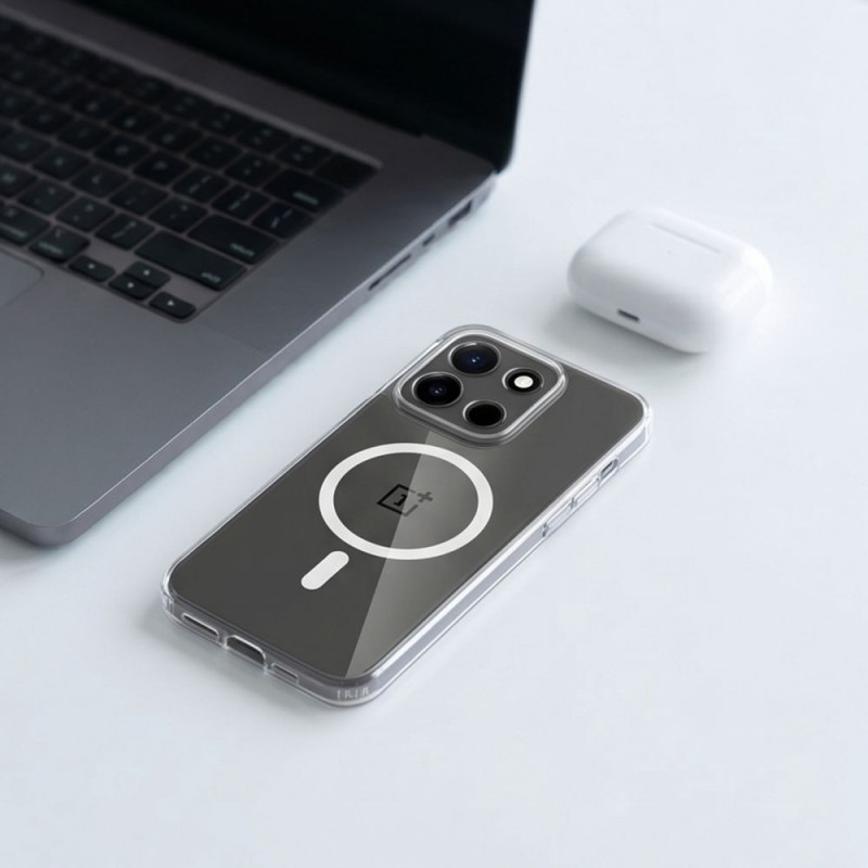 Custodia Tech-Protect FlexAir Hybrid MagSafe per OnePlus Nord 6, trasparente (THP5525)