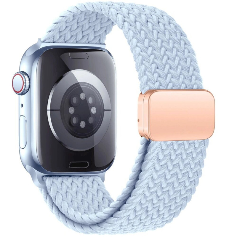 Cinturino Tech-Protect Nylonmag per Apple Watch 4/5/6/7/8/9/SE/10, 38/40/41/42 mm, azzurro