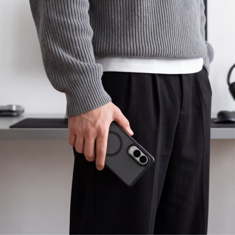 Custodia MagSafe Magmat Tech-Protect per Samsung Galaxy Z Fold 8, nero opaco
