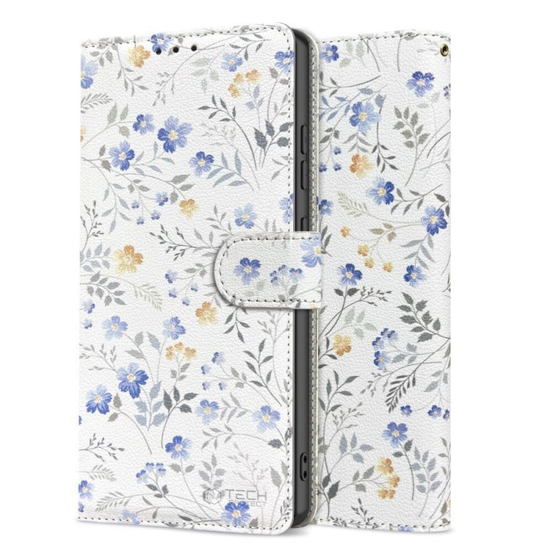 Custodia portafoglio Tech-Protect per Samsung Galaxy A17 / A18 / A26 4G / 5G, Spring Flowers