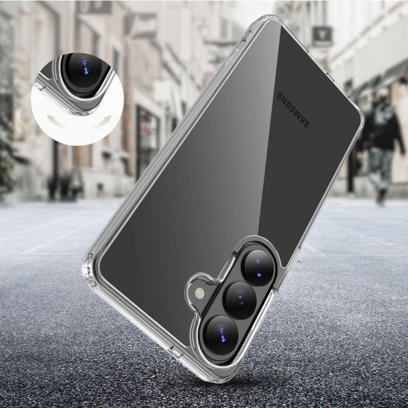 Custodia ibrida Tech-Protect FlexAir per Samsung Galaxy S26+, trasparente