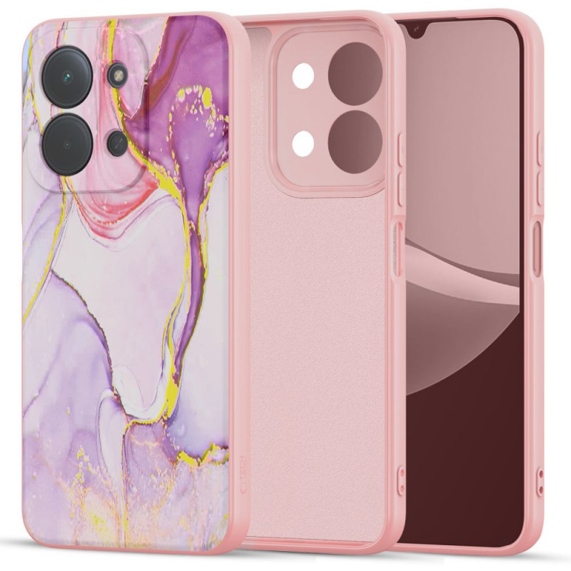 Custodia in silicone Tech-Protect Icon per Xiaomi Redmi 15C 5G / Poco C85 5G, Marble