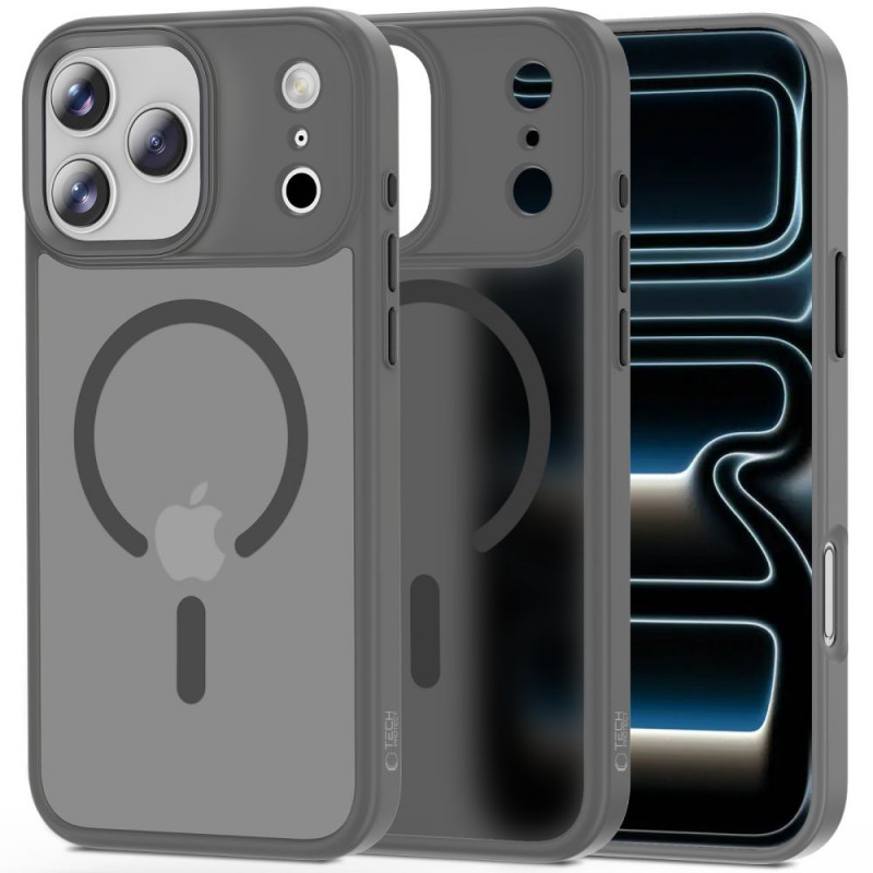Custodia MagSafe Tech-Protect Magmat per Apple iPhone 17 Pro, grigio gessetto opaco