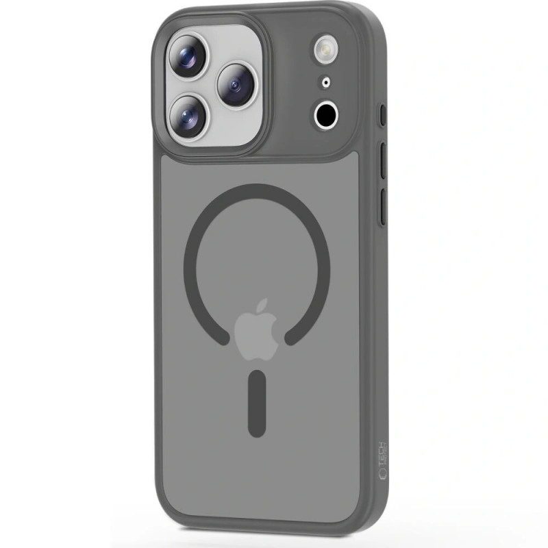 Custodia Tech-Protect Magmat MagSafe per Apple iPhone 17 Pro Max, grigio pastello opaco