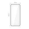Tech-Protect Glass Fit+ Vetro temperato per Motorola Edge 50 Neo / 60 Neo, nero (2 pz)