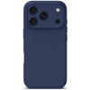 Custodia in silicone MagSafe Tech-Protect per Apple iPhone 17 Pro, Deep Blue