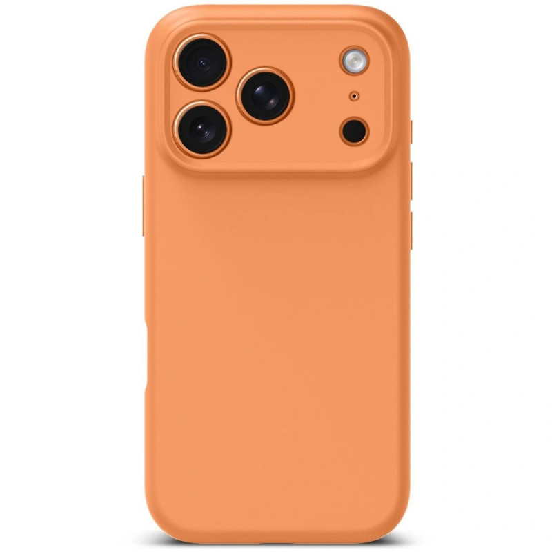 Custodia in silicone MagSafe Tech-Protect per Apple iPhone 17 Pro, arancione cosmico