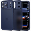 Custodia Tech-Protect Magmat per Apple iPhone 17 Pro, opaca Deep Blue