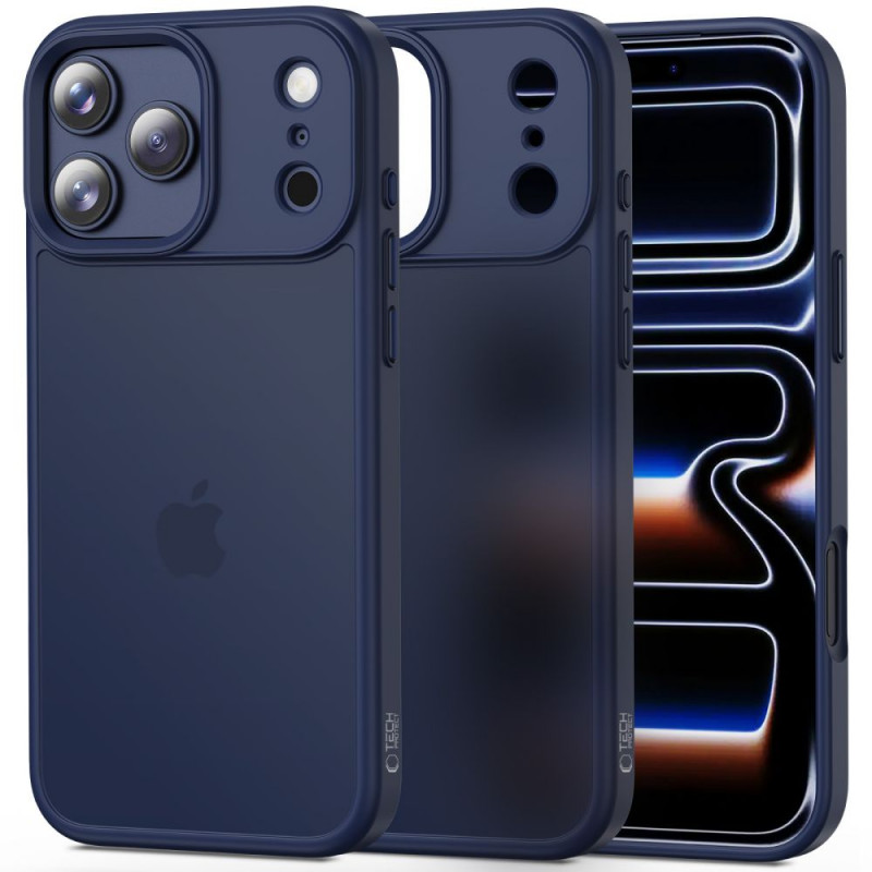 Custodia Tech-Protect Magmat per Apple iPhone 17 Pro, opaca Deep Blue