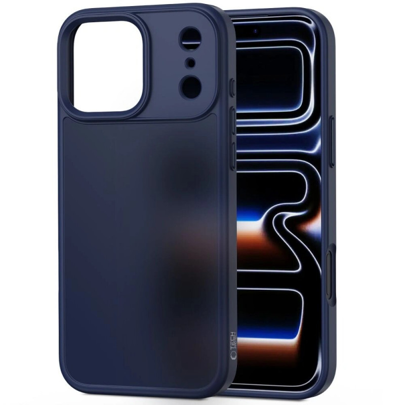 Custodia Tech-Protect Magmat per Apple iPhone 17 Pro, opaca Deep Blue