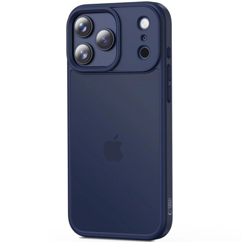 Custodia Tech-Protect Magmat per Apple iPhone 17 Pro, opaca Deep Blue