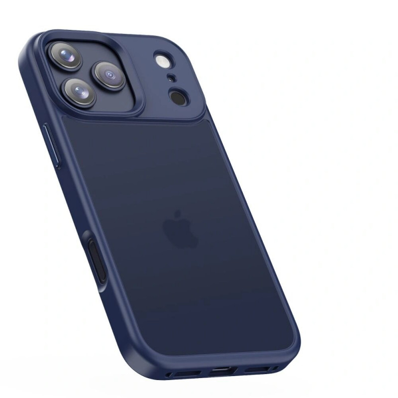 Custodia Tech-Protect Magmat per Apple iPhone 17 Pro, opaca Deep Blue