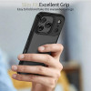 Custodia Tech-Protect Magmat per Apple iPhone 17 Pro Max, nero opaco
