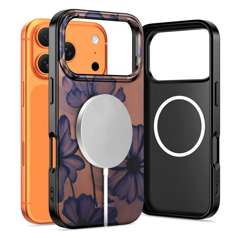 Custodia Tech-Protect Lamano MagSafe per Apple iPhone 17 Pro Max, Velvet Night, marrone