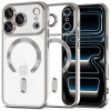Custodia MagSafe Tech-Protect MagFlex per Apple iPhone 17 Pro, argento brillante