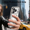 Custodia MagSafe Tech-Protect MagFlex per Apple iPhone 17 Pro, argento brillante