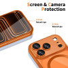 Custodia MagFlex MagSafe Tech-Protect per Apple iPhone 17 Pro Max, arancione cosmico brillante