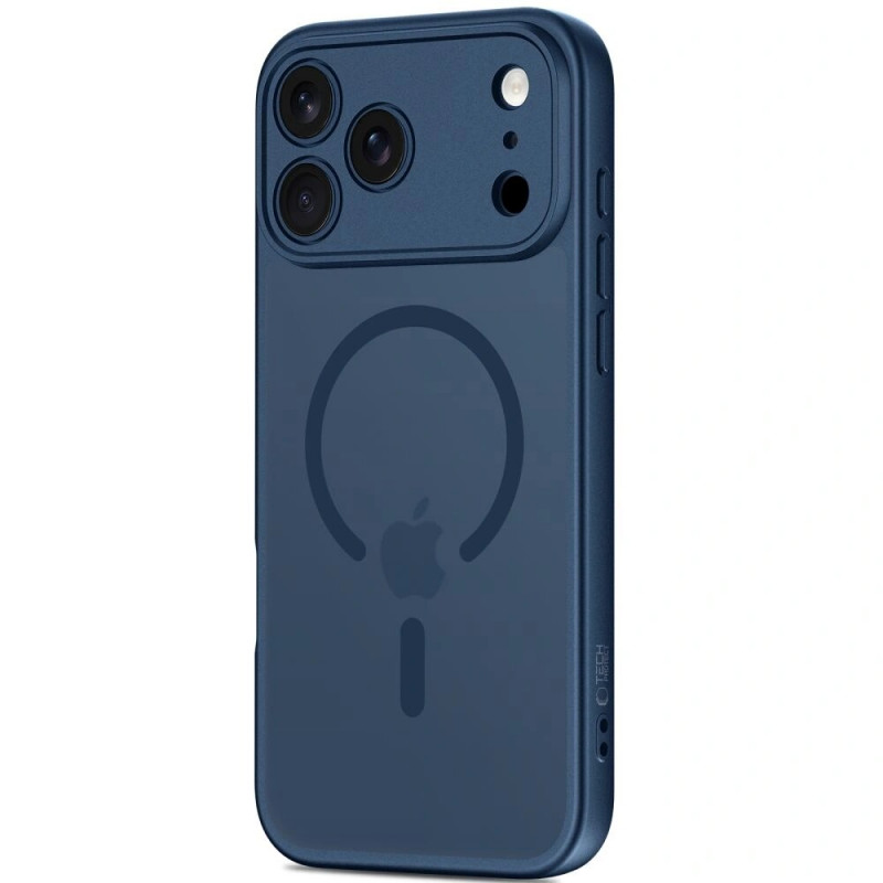 Custodia Tech-Protect BasicMag MagSafe per Apple iPhone 17 Pro Max, Matte Deep Blue
