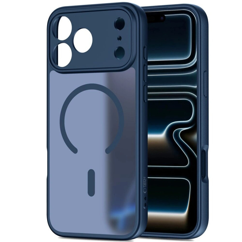 Custodia MagSafe Tech-Protect BasicMag per Apple iPhone 17 Pro, opaca Deep Blue