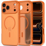 Custodia MagSafe Tech-Protect BasicMag per Apple iPhone 17 Pro Max, arancione cosmico opaco