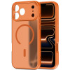 Custodia MagSafe Tech-Protect BasicMag per Apple iPhone 17 Pro Max, arancione cosmico opaco