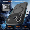 Custodia MagSafe Tech-Protect BasicMag per Apple iPhone 17 Pro Max, arancione cosmico opaco