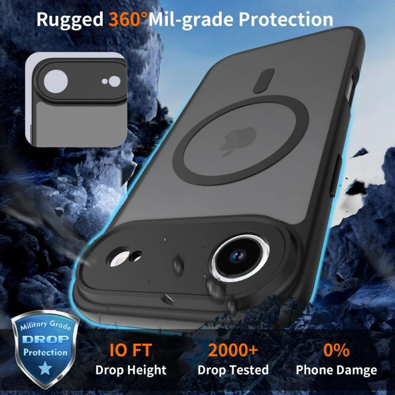 Custodia MagSafe Tech-Protect BasicMag per Apple iPhone 17 Pro, arancione cosmico opaco